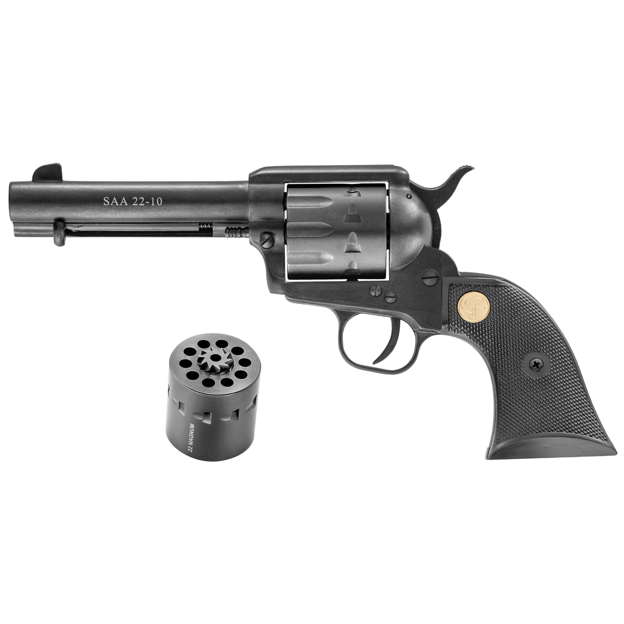 CHIAPPA SAA 22-10 22LR 4.75" BLK 10D