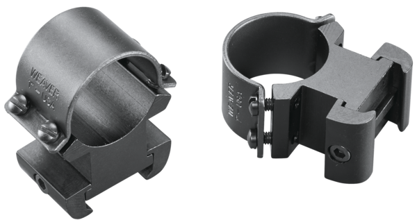 Weaver Mounts 49145 Sure Grip Windage Adjustable Rings Matte Black 1" Extra High