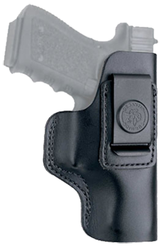 DeSantis Gunhide 031BAR7Z0 Insider  IWB Black Leather Belt Clip Fits Colt Mustang/Kel-Tec P-3AT Right Hand