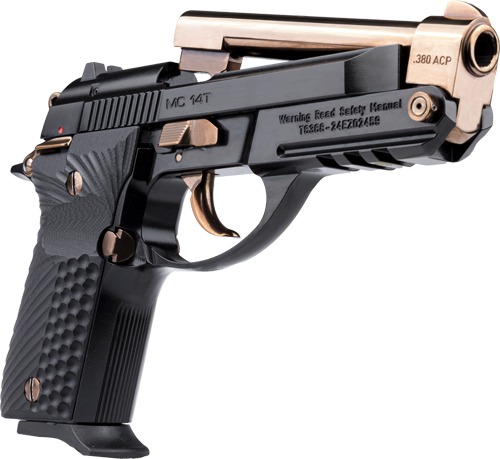 GIRSAN MC14T COLORWAY 380ACP G10 13RDS ROSE GOLD/GLOSS BLK