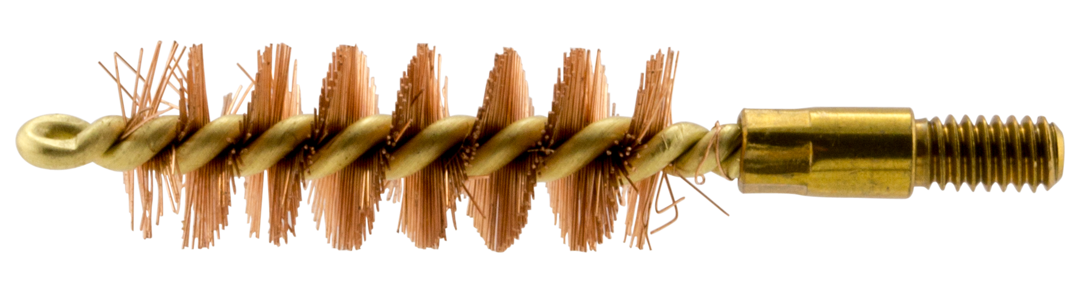 Pro-Shot 10P Bore Brush .40/ 10mm Cal Pistol #8-32 Thread Bronze Bristles Brass Core