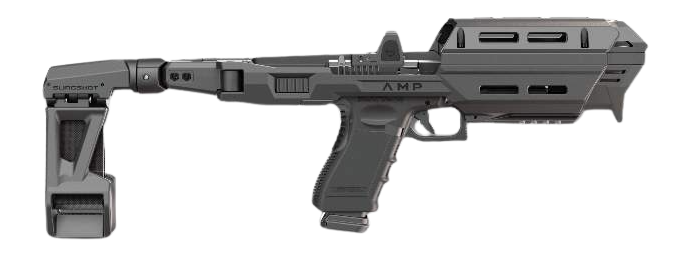FAB FX-AMPSL-10A1B-BP CON KIT W/BRACE GLK17/19 BLK