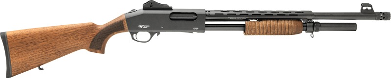 GFORCE ARMS PUMPERNICKEL GFP3 12GA 18.5" 5RD NICKEL/WALNUT