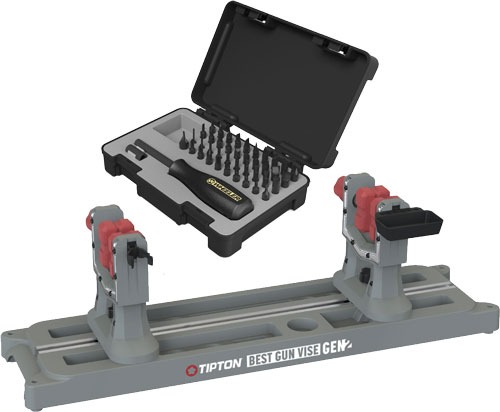 TIPTON BEST GUN VISE GEN 2 & WHEELER 43PC GUNSMITH SET**