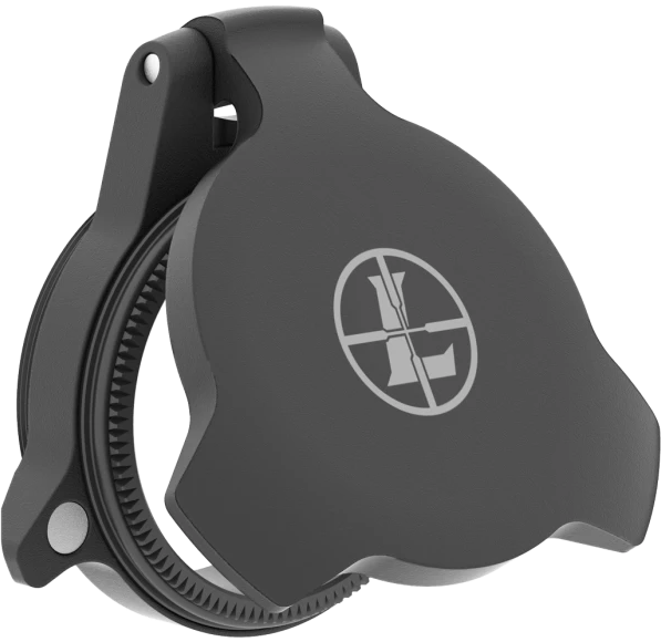 Leupold 59030 Alumina Scope Cover Matte Black Aluminum 20mm Objective Screw On Mount Flip Open