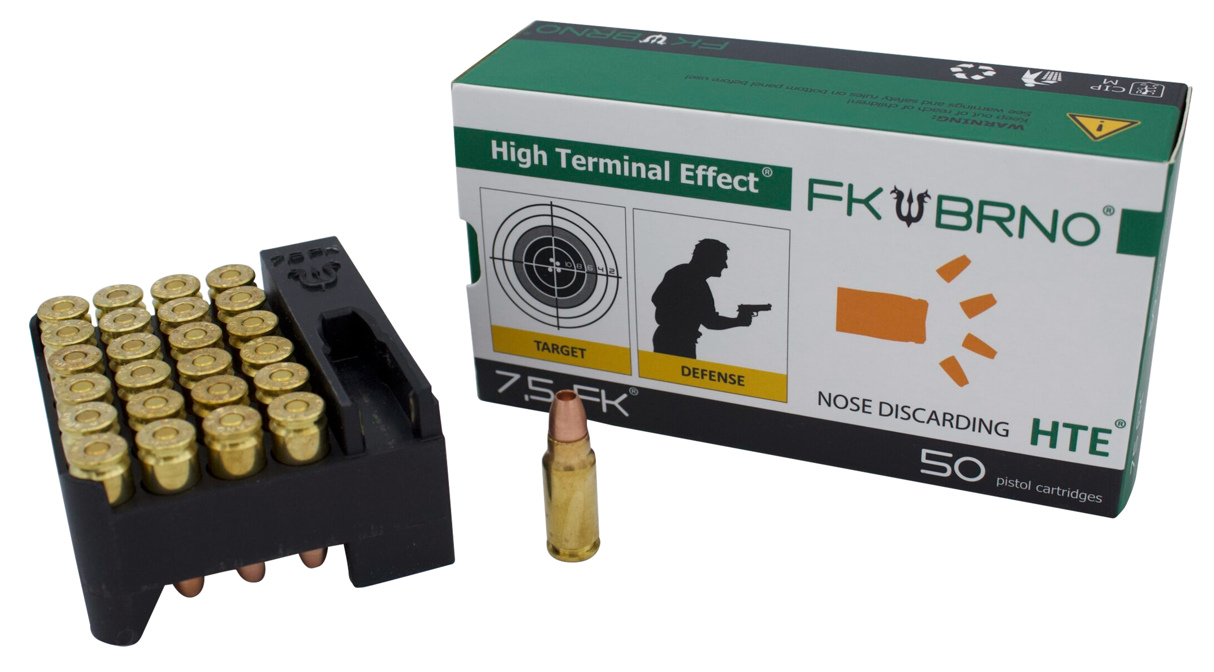 FK Brno US FKAMMOF550 F5  7.5FK 95gr Copper Hollow Point 50 Per Box/12 Case