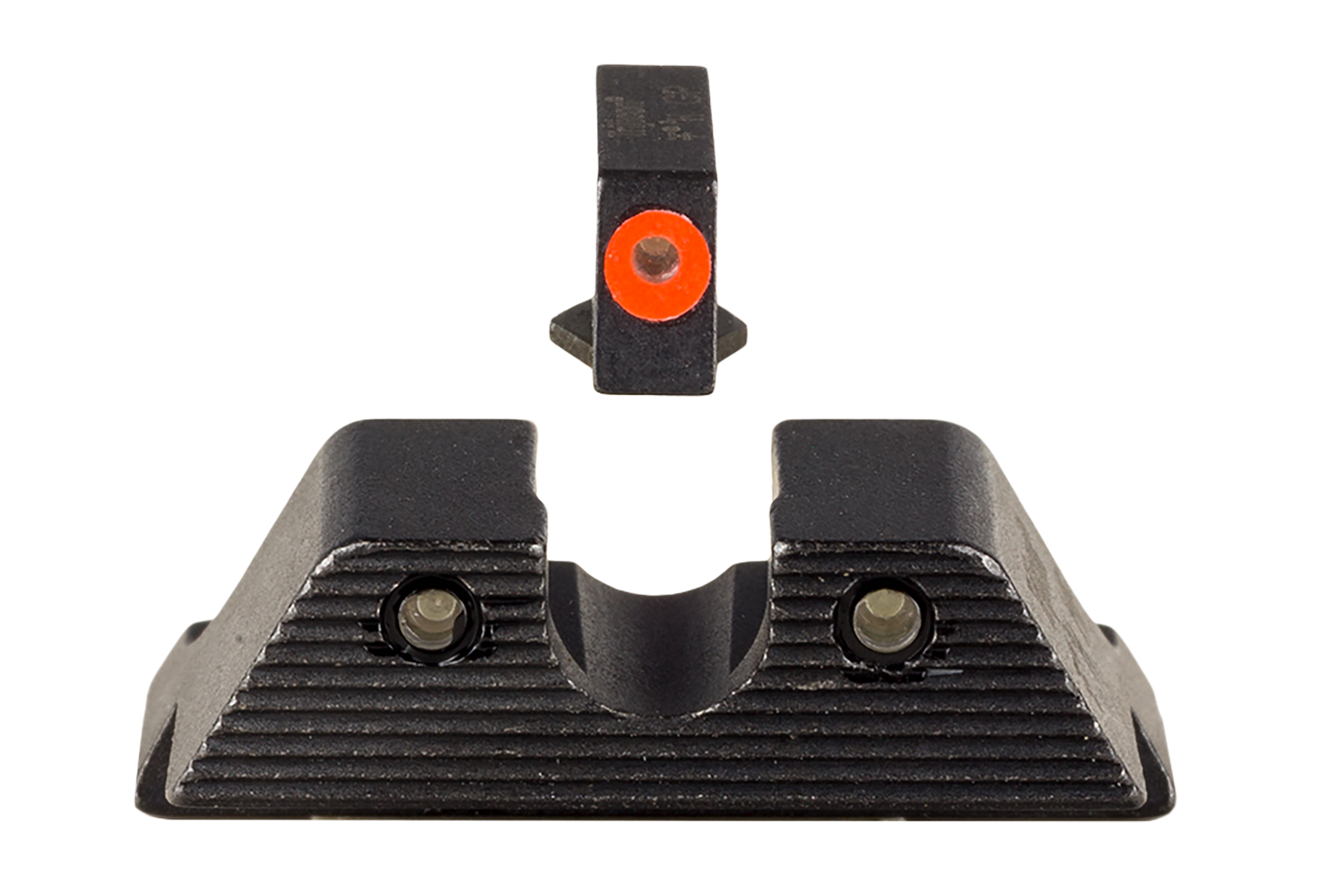 Trijicon 600846 HD XR Night Sight Set Green Tritium/Orange Outline Front, Green Tritium Rear, Black Frame, Fits Glock/48/43/43X/43E Excludes MOS