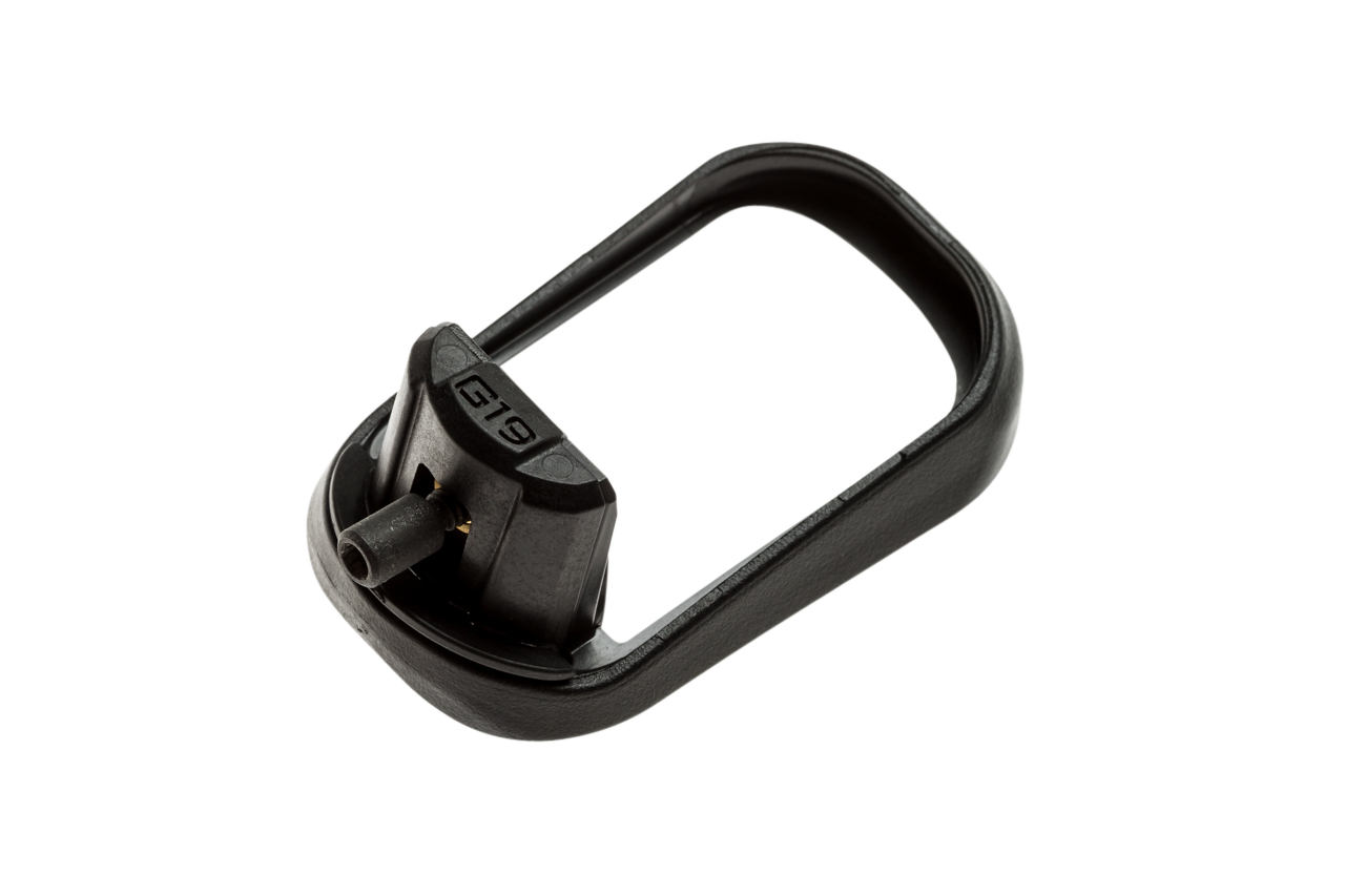 Reptilia LLC 100005 BlackHole Mag Well Compatible w/Glock Gen3-4 19/23, Polymer80 PF940C, Black Polymer