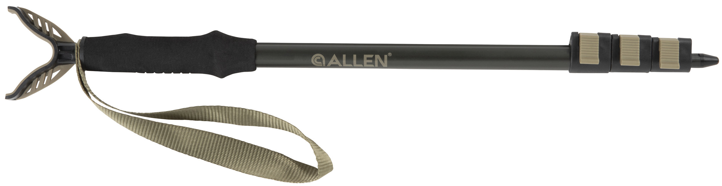 Allen 2163 Swift Shooting Stick Monopod made of Matte Black Aluminum with Padded Grip Surface & 21.50-61" Vertical Adjustment
