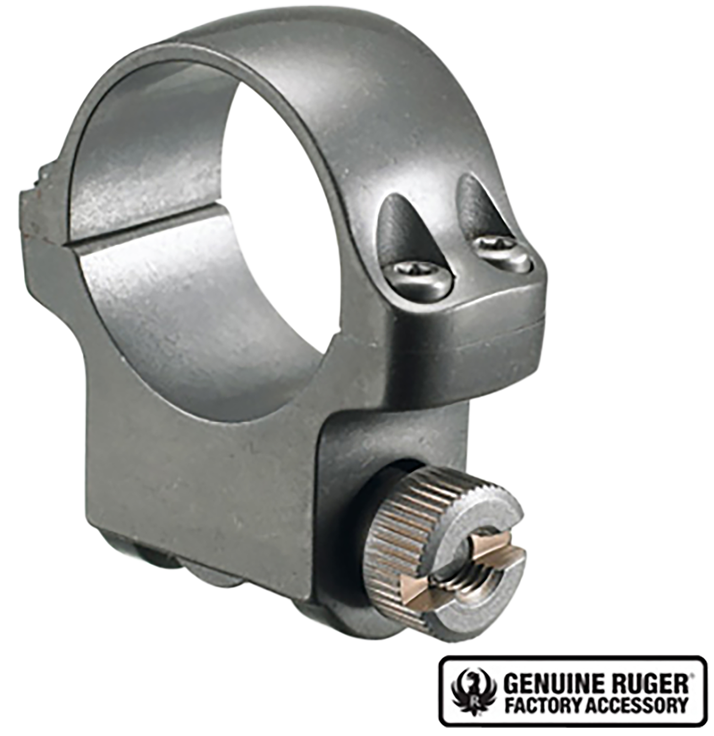 Ruger 90294 4KTG Scope Ring  Silver 1" Medium