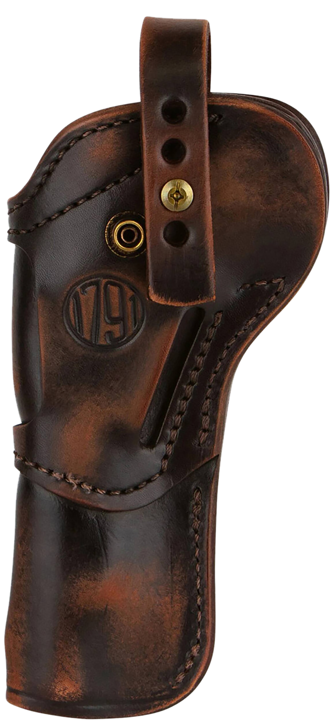 1791 Gunleather SARVH55VTGA Single Action 5.5 Open Carry Vintage Leather Belt Ambidextrous