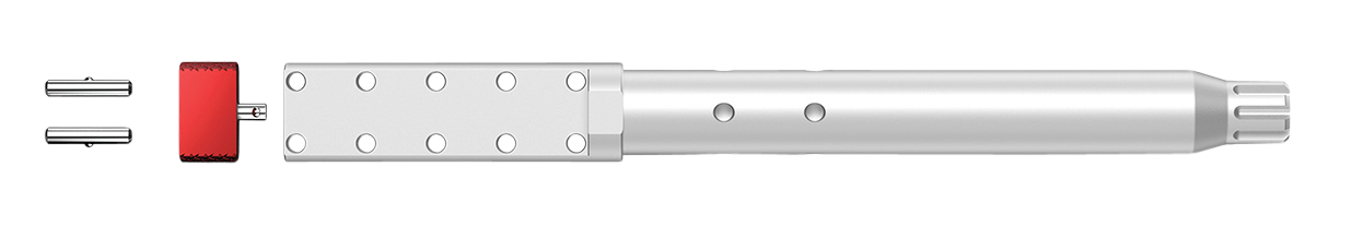 Real Avid AVAR10LLVB Lug-Lok Upper Vise Block Natural Aluminum w/ Stainless Steel Pins for AR-10