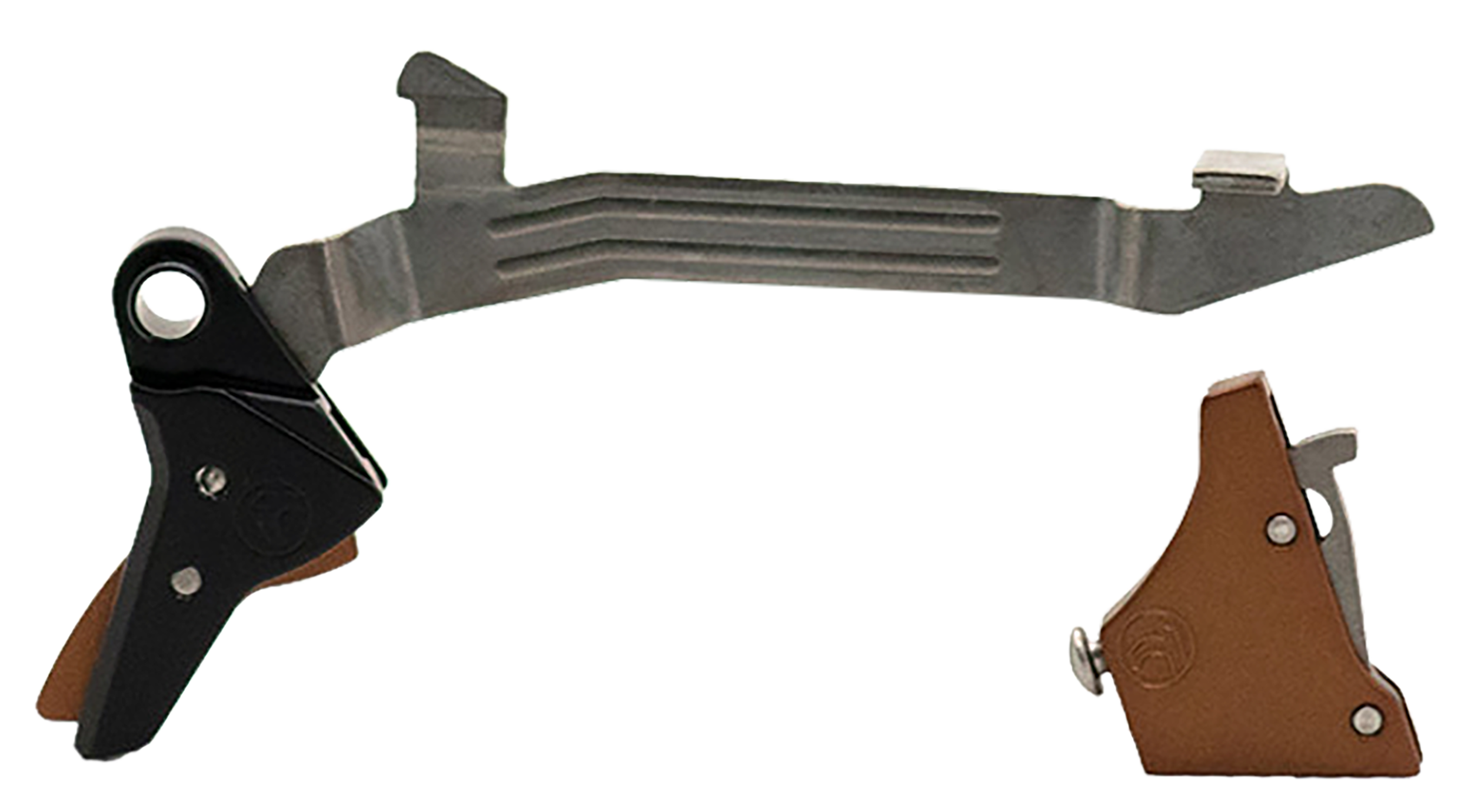 Timney Triggers ALPHAGLOCK34BRNZE Alpha Competition 9mm Luger/40 S&W, Bronze Straight Trigger Compatible w/Most Glock Gen3-4
