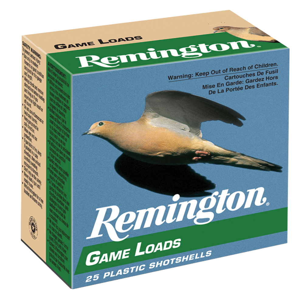 Remington Ammunition 20042 Game Load  20Gauge 2.75" 7/8oz 7.5Shot 25 Per Box/10 Case