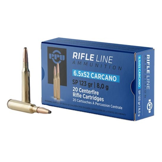 PPU 6.52X52 CARCANO SP 123GR 20RD BOX 10 BOXES PER CASE