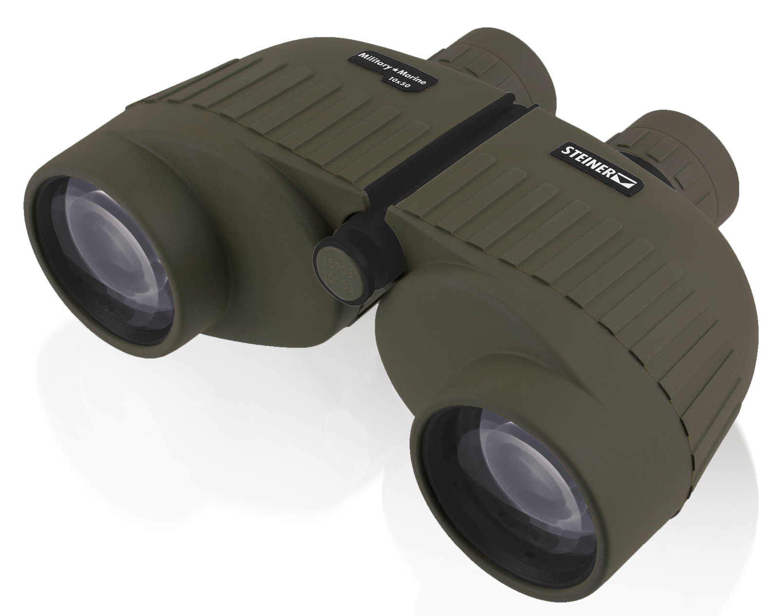 Steiner 2035 Military-Marine  10x50mm Porro Prism, Sports-Auto Focus, OD Green Makrolon w/Rubber Armor