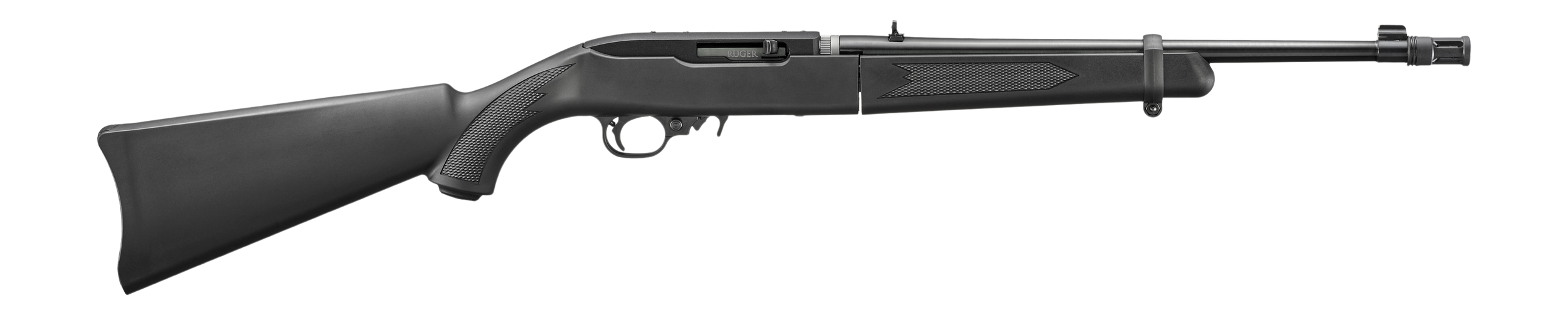 Ruger 32011 10/22 Takedown 22 LR 10+1 16.40" Satin Black Alloy Steel Threaded Barrel & Receiver w/Scope Rail, Black Fixed Synthetic Stock