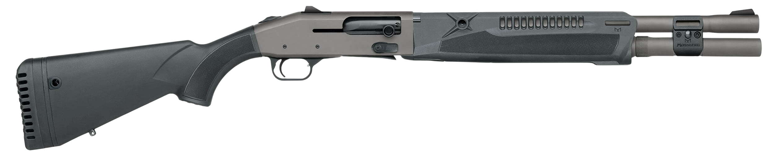 Mossberg 85170 940 Pro 12 Gauge 7+1 18.50" Tungsten Gray Cerakote Barrel, Tungsten Gray Cerakote Aluminum Drilled & Tapped Receiver, Black Fixed Synthetic Stock