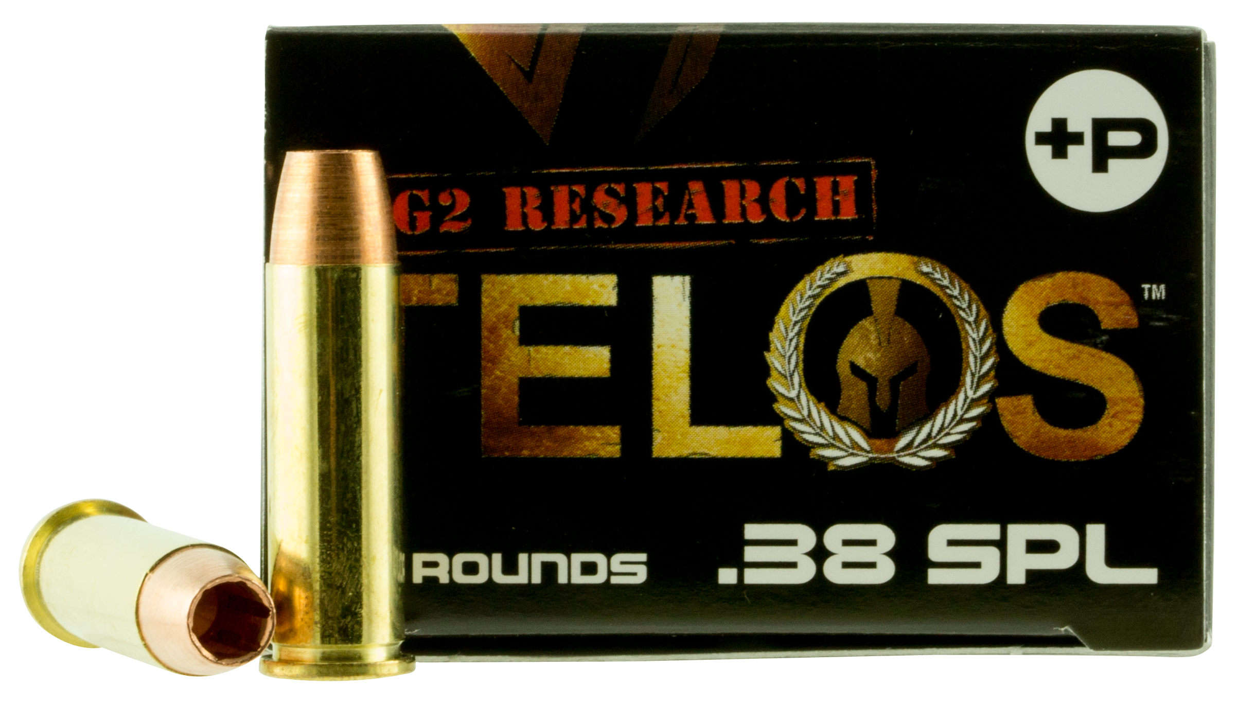 G2 Research G00618 Telos 38Special+P 105gr Fracturing Copper Hollow Point 20 Per Box/25 Case