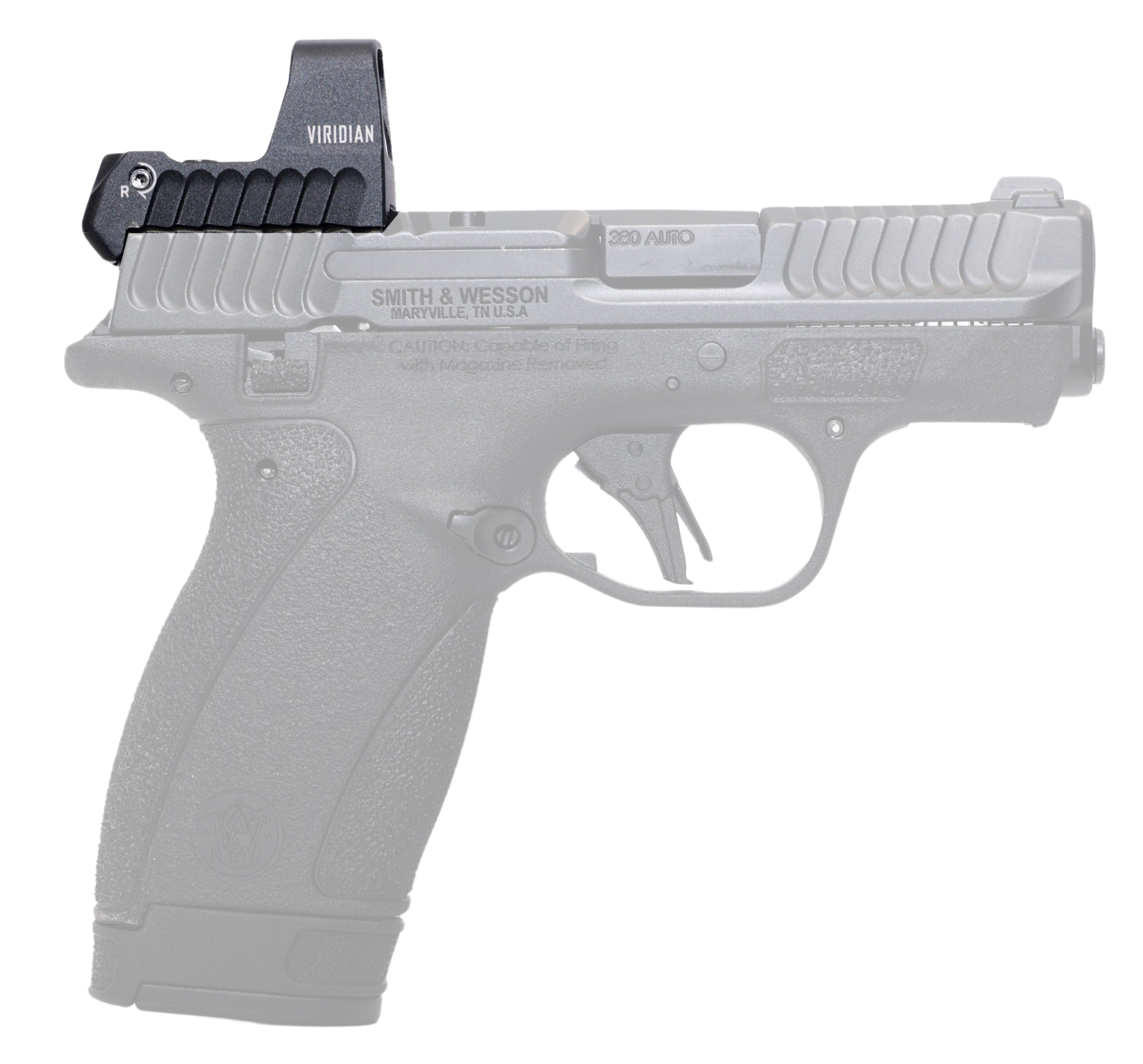 Viridian 9810186 RFX Custom  Black 1x16mm Fits S&W Bodyguard 2.0