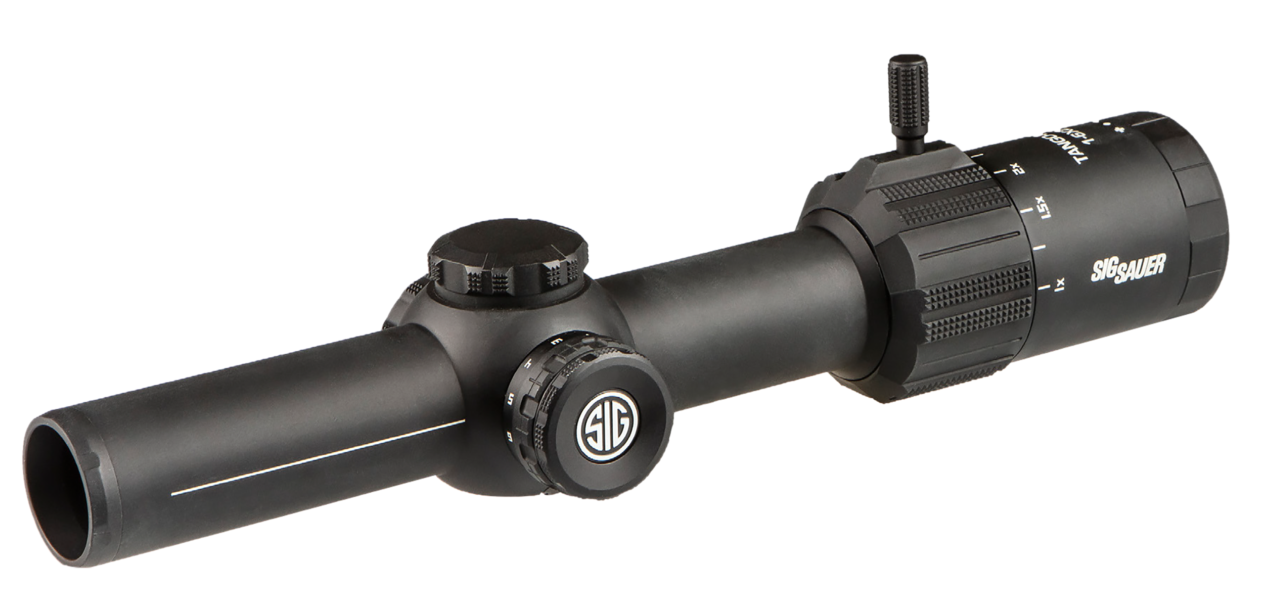 Sig Sauer Electro-Optics SOTM61001 Tango-MSR LPVO (SFP) Black 1-6x24mm 30mm Tube Illuminated BDC6 Reticle Features Throw Lever
