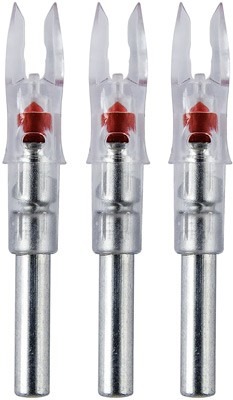 NOCKTURNAL LIGHTED NOCK S-SERIES RED 3/PACK