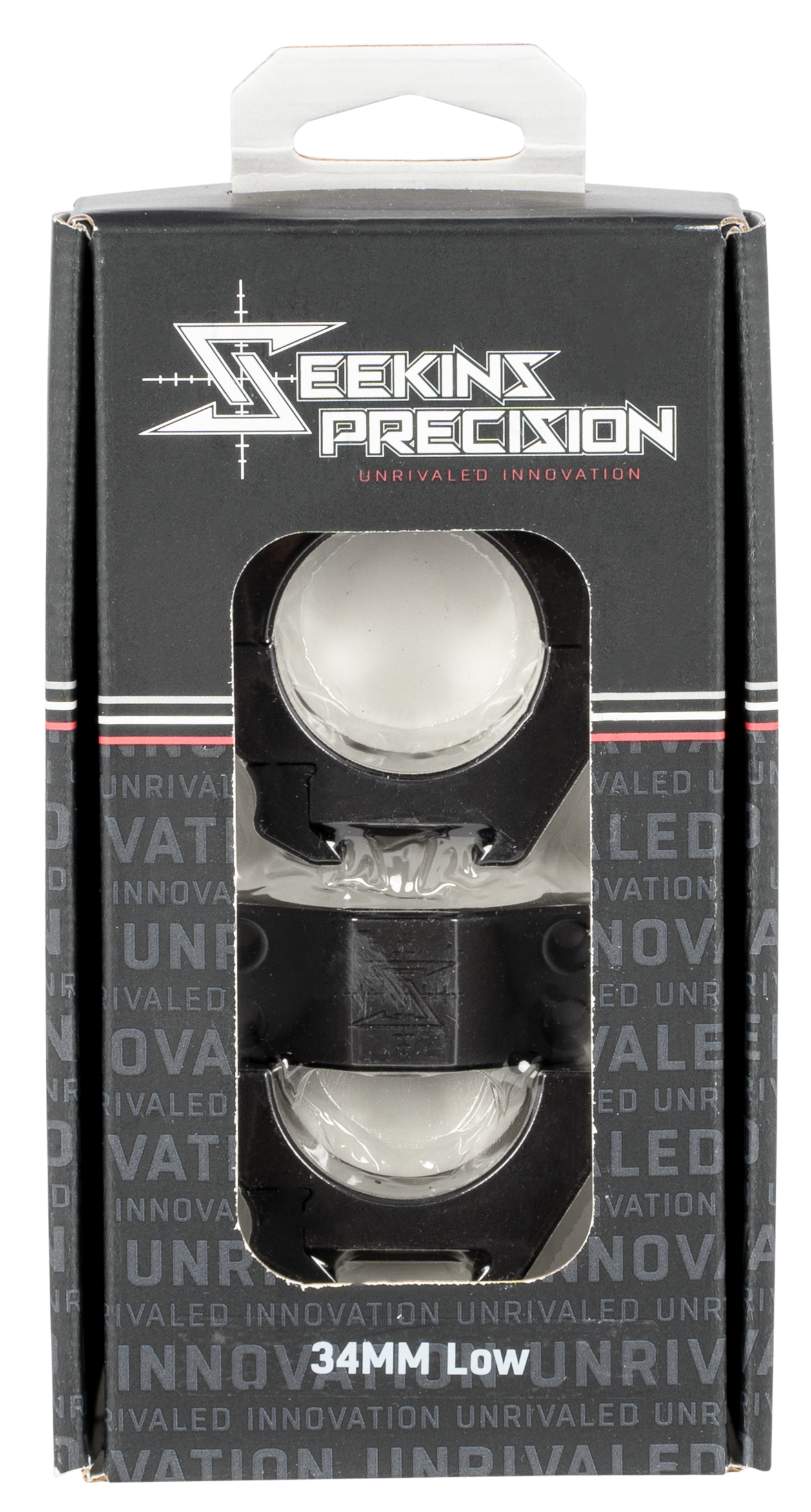Seekins Precision 0010630002 Scope Rings  Matte Black 34mm Low