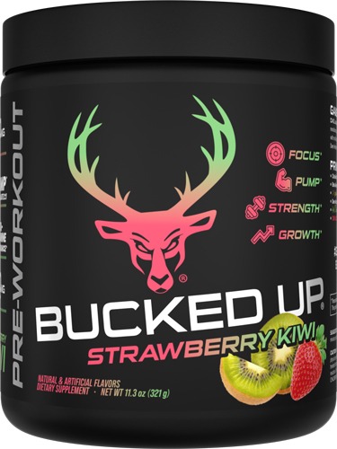 BUCKED UP PRE-WORKOUT STRAWBERRY KIWI 30 SERVINGS