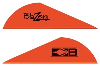 BOHNING BLAZER VANES 2" SOLID NEON RED 36PK