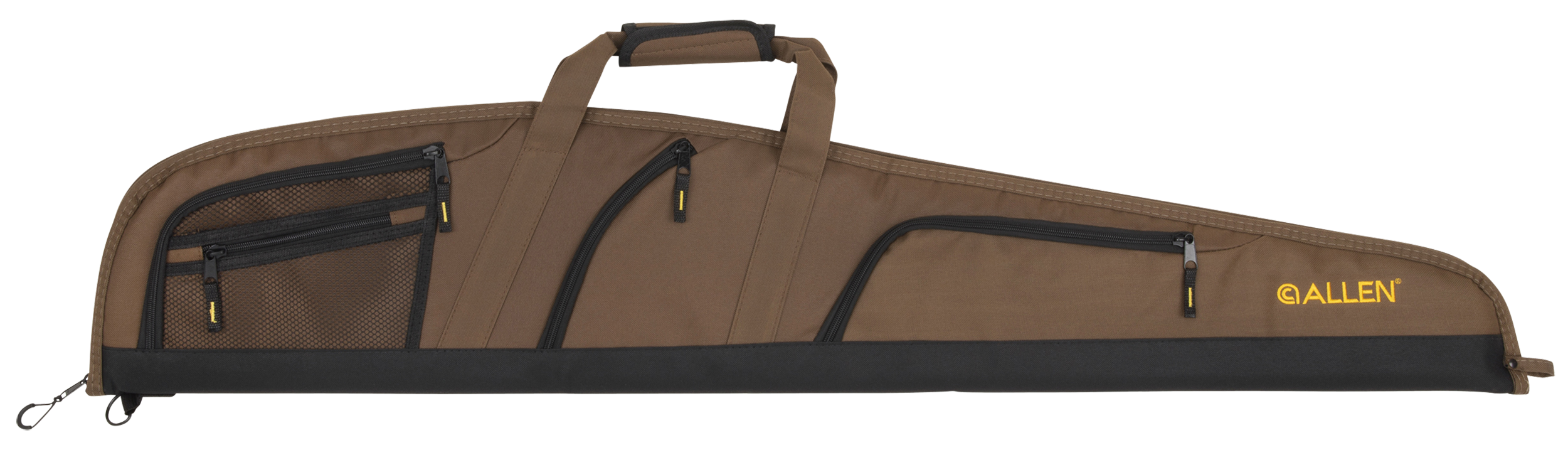 Allen 99546 Daytona Rifle Case Scoped Rifle Case 46" Mocha Brown Endura w/Black Trim, Accessory Pockets, Adjustable Sling & Easy Clean Lining