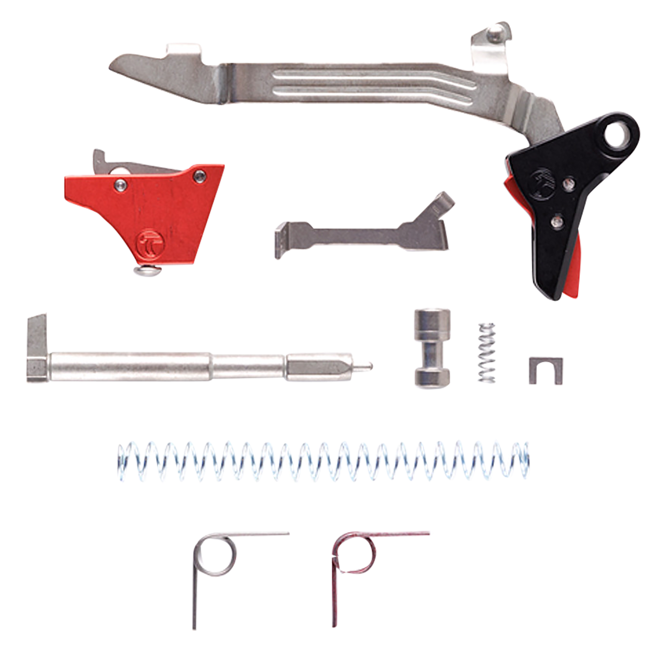 Timney Triggers ALPHAGLOCK34UBKBLACK Alpha Competition  9mm/40 S&W Red Fits Glock Gen 3-4