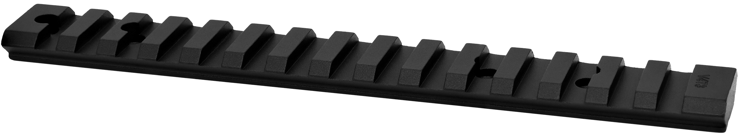 Warne V4T3M Vapor Picatinny Rail Black Anodized Aluminum Fits Tikka T3/T3x, 0 MOA