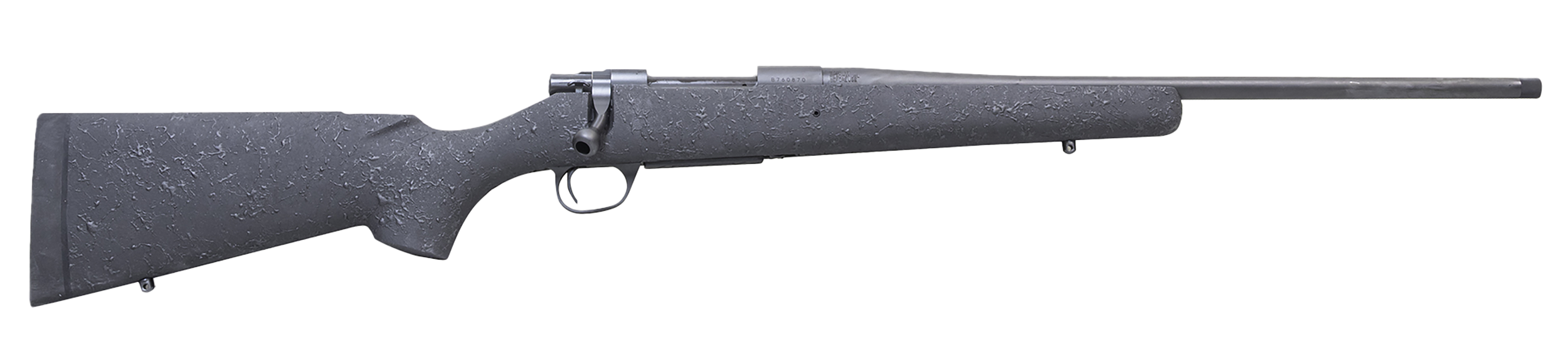 Howa HHSSL708BLK 1500 Superlite Gen2 Full Size 7mm-08 Rem 3+1 20" Black Threaded Barrel, Matte Blue Steel Drilled & Tapped Receiver, Black w/Black Webbing HS Precision Synthetic Stock, Right Hand