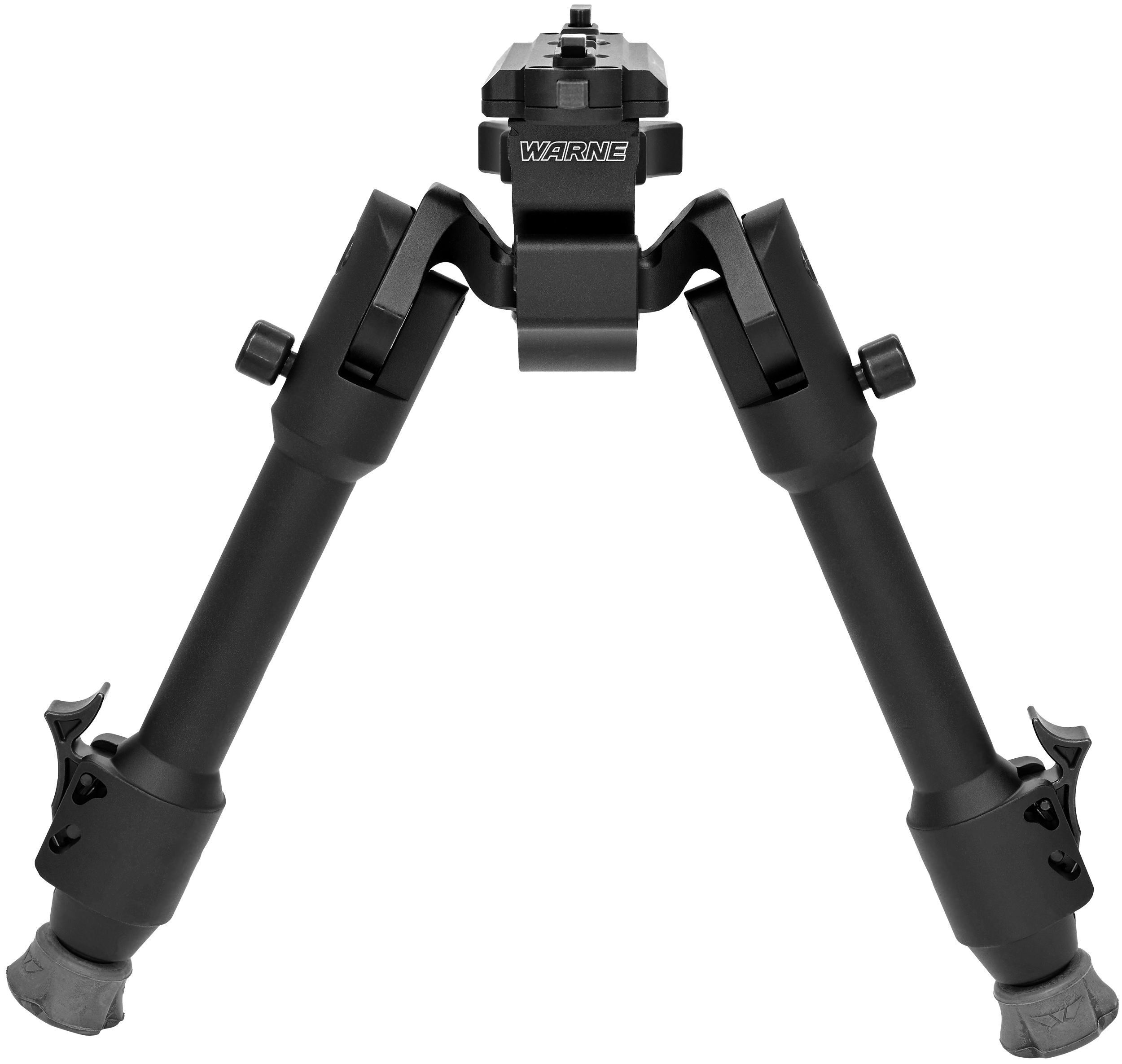 Warne 7904M Skyline Precision Bipod Folding Black Aluminum/Steel