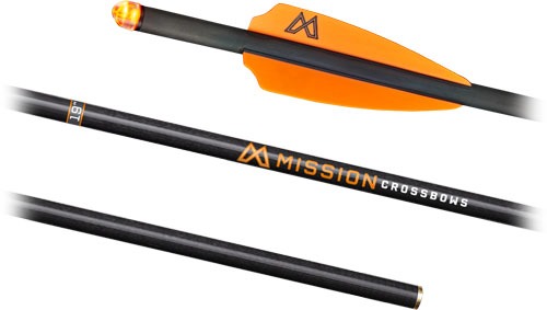 MISSION ARCHERY XBOW BOLT 19" LIGHTED NOCK 264GR 3PK