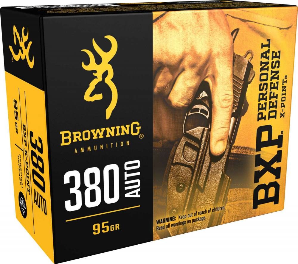 BROWNING 380 AUTO BXP JHP 95 GR