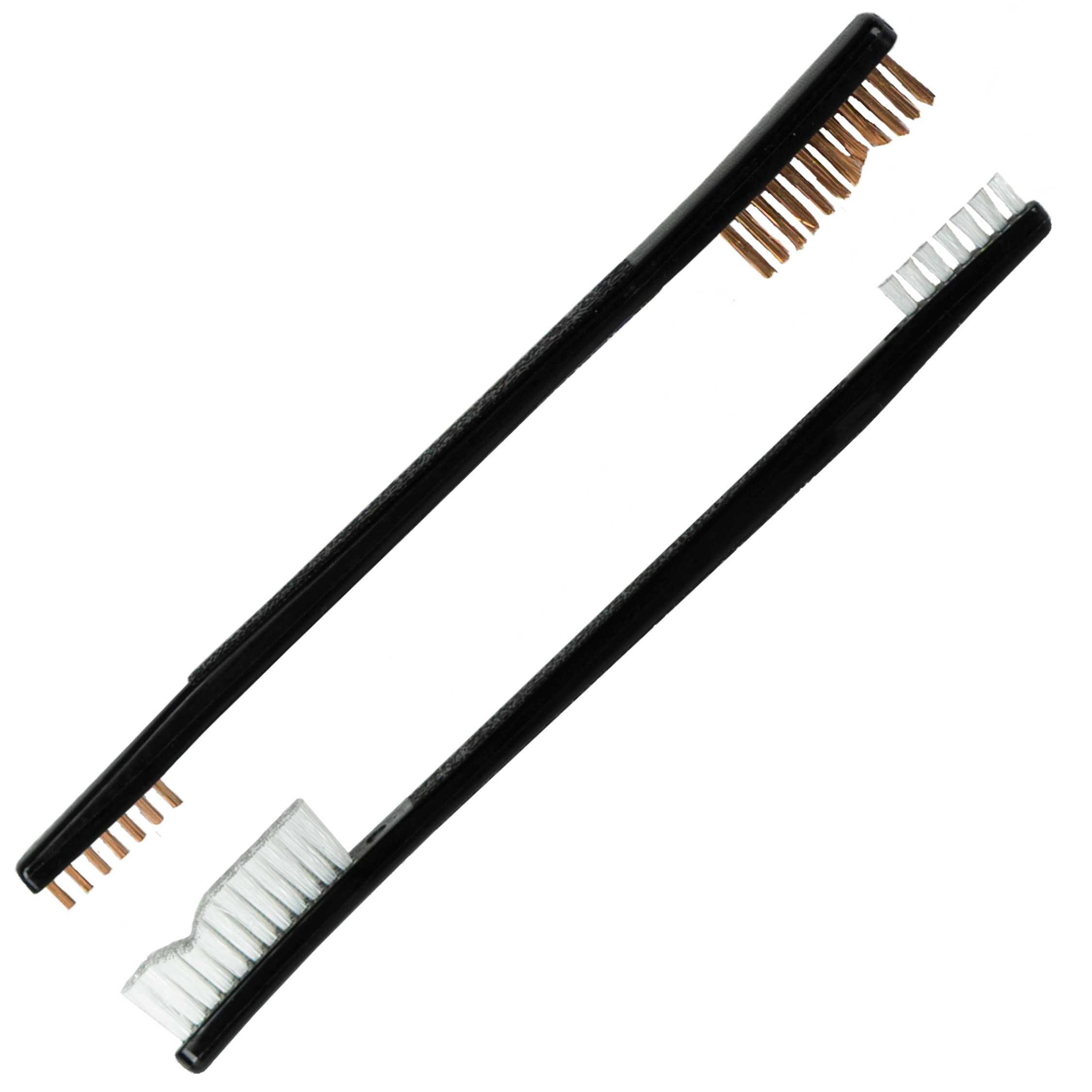 KleenBore UT-COMBO Double End Brush Combo Set Bronze/Nylon Bristles 2 Pack