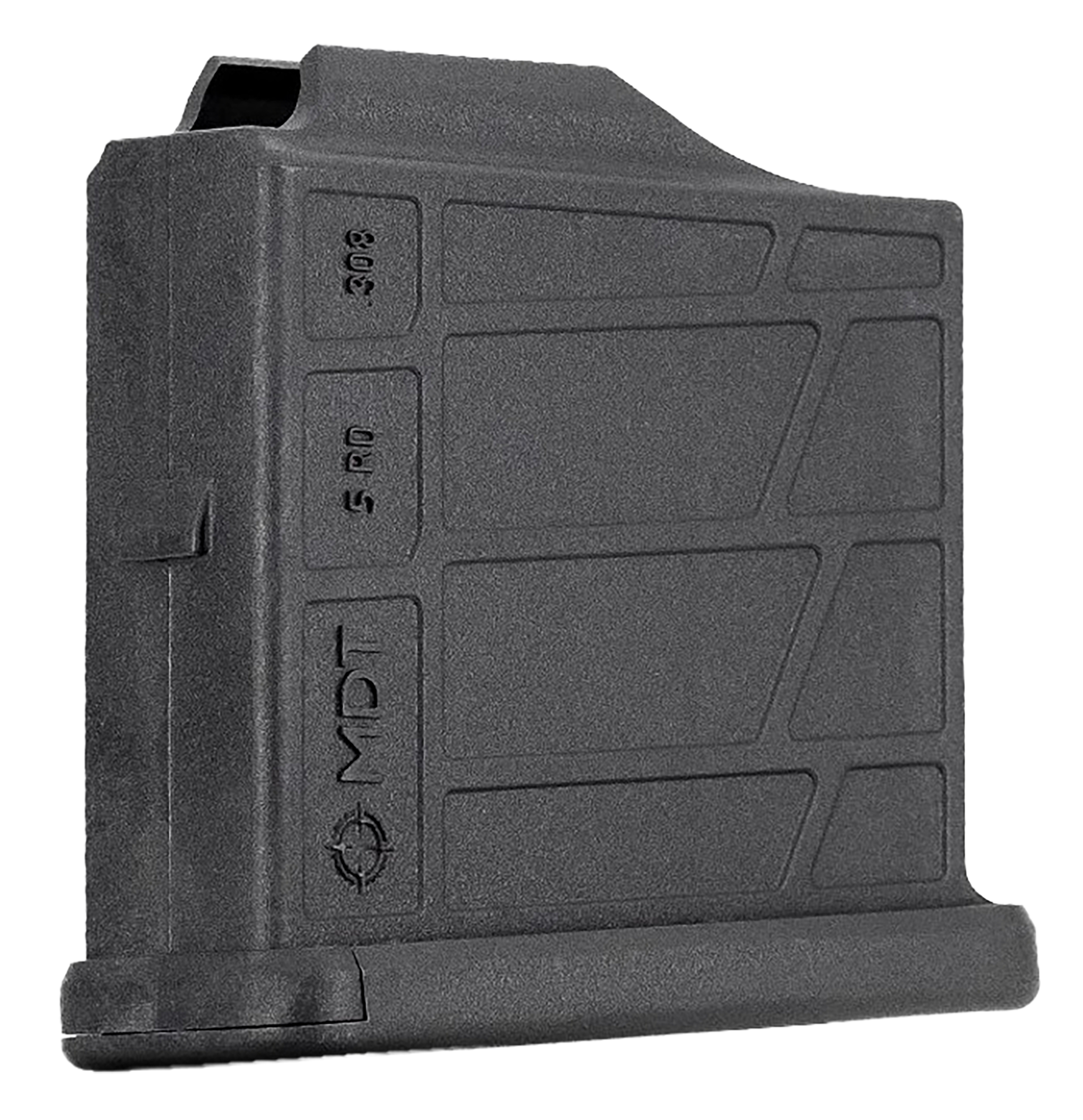 Mdt Sporting Goods Inc 105026BLK AICS Magazine  5rd Extended 6.5 Creedmoor/308 Win Short Action Black Polymer