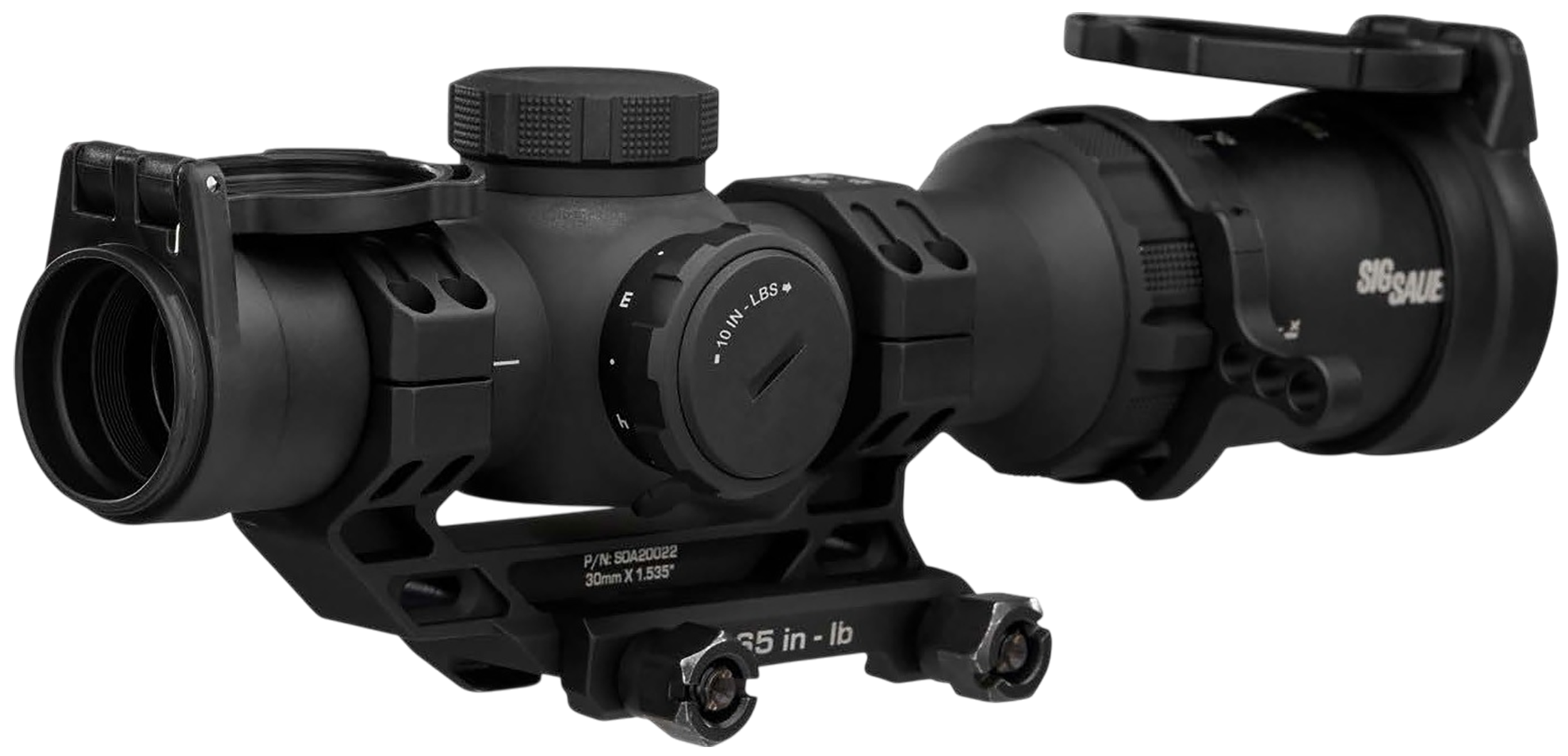 Sig Sauer Electro-Optics SOTMC61000 Tango-MSR  Black 1-6x24mm, 30mm Tube Illuminated BDC Reticle