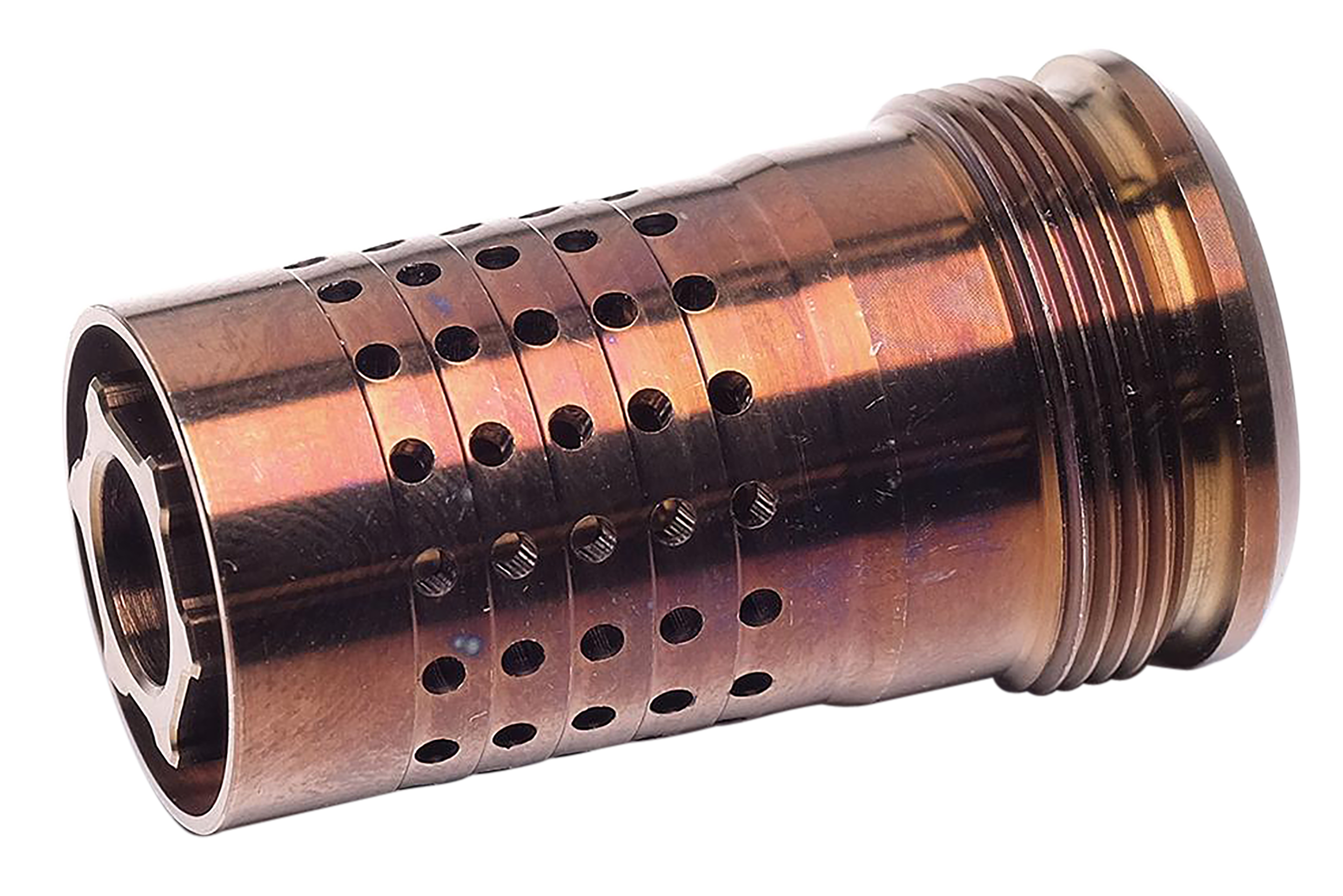 Q LLC CB1228 Cherry Bomb  22 Cal (5.56mm) Copper 17-4 Stainless Steel with 1/2"-28 tpi Threads & 1.64" OAL