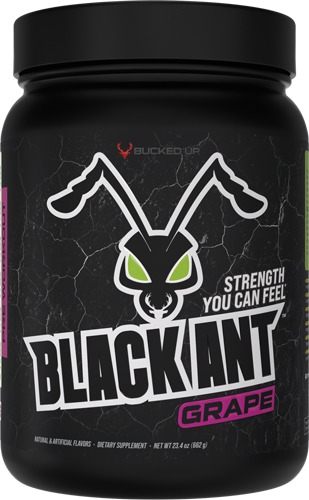 BUCKED UP BLACK ANT PREWORKOUT GRAPE 20 SERVINGS!