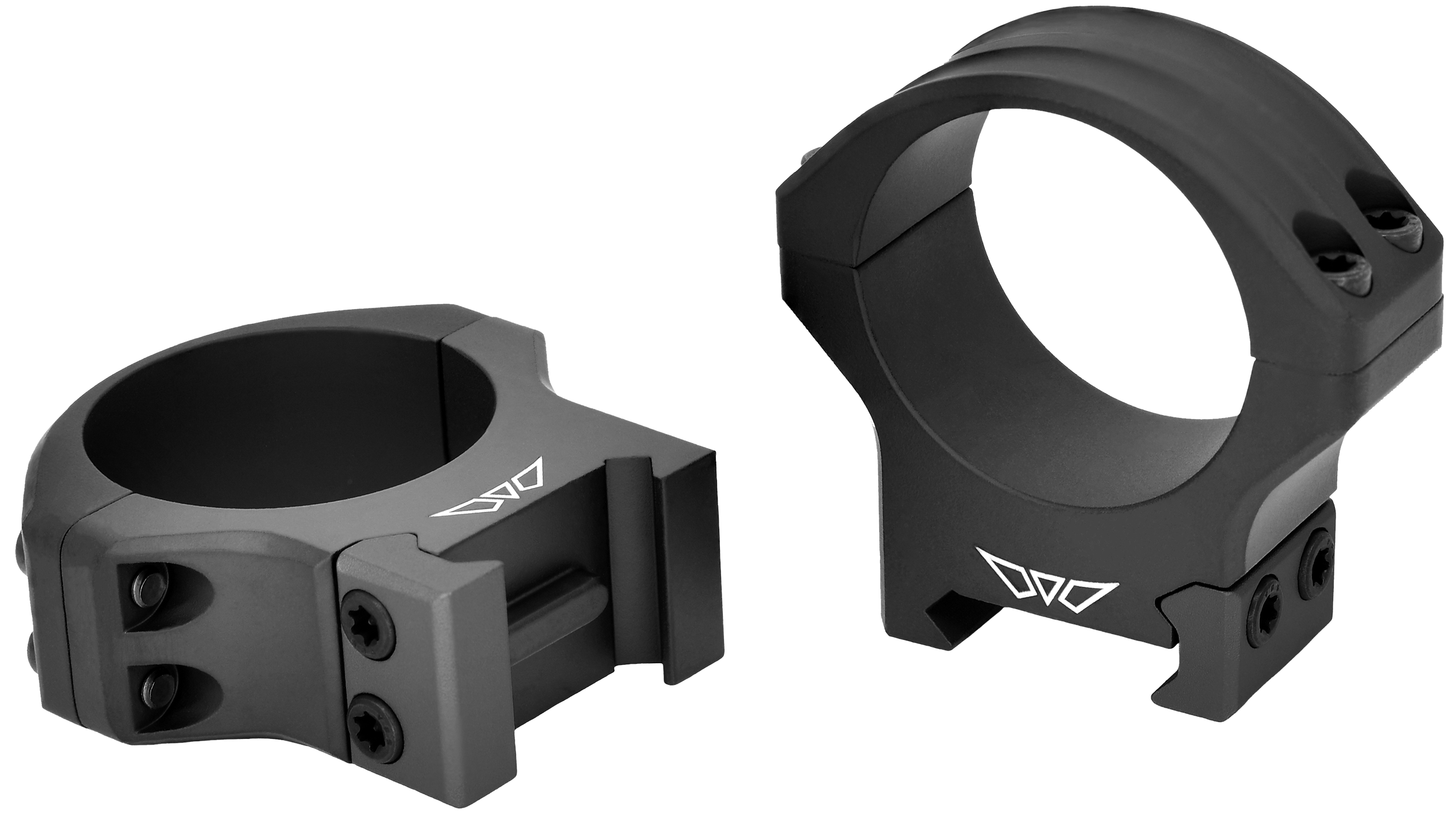 Warne 8521M HyperLite Matte Black MagnaFusion Alloy 34mm Tube Medium Maxima/Weaver/Picatinny