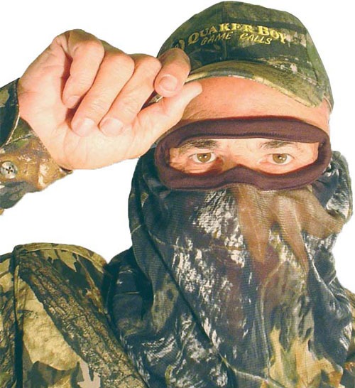 QUAKER BOY FACE MASK BANDITO ELITE 3/4 MO BOTTOMLAND