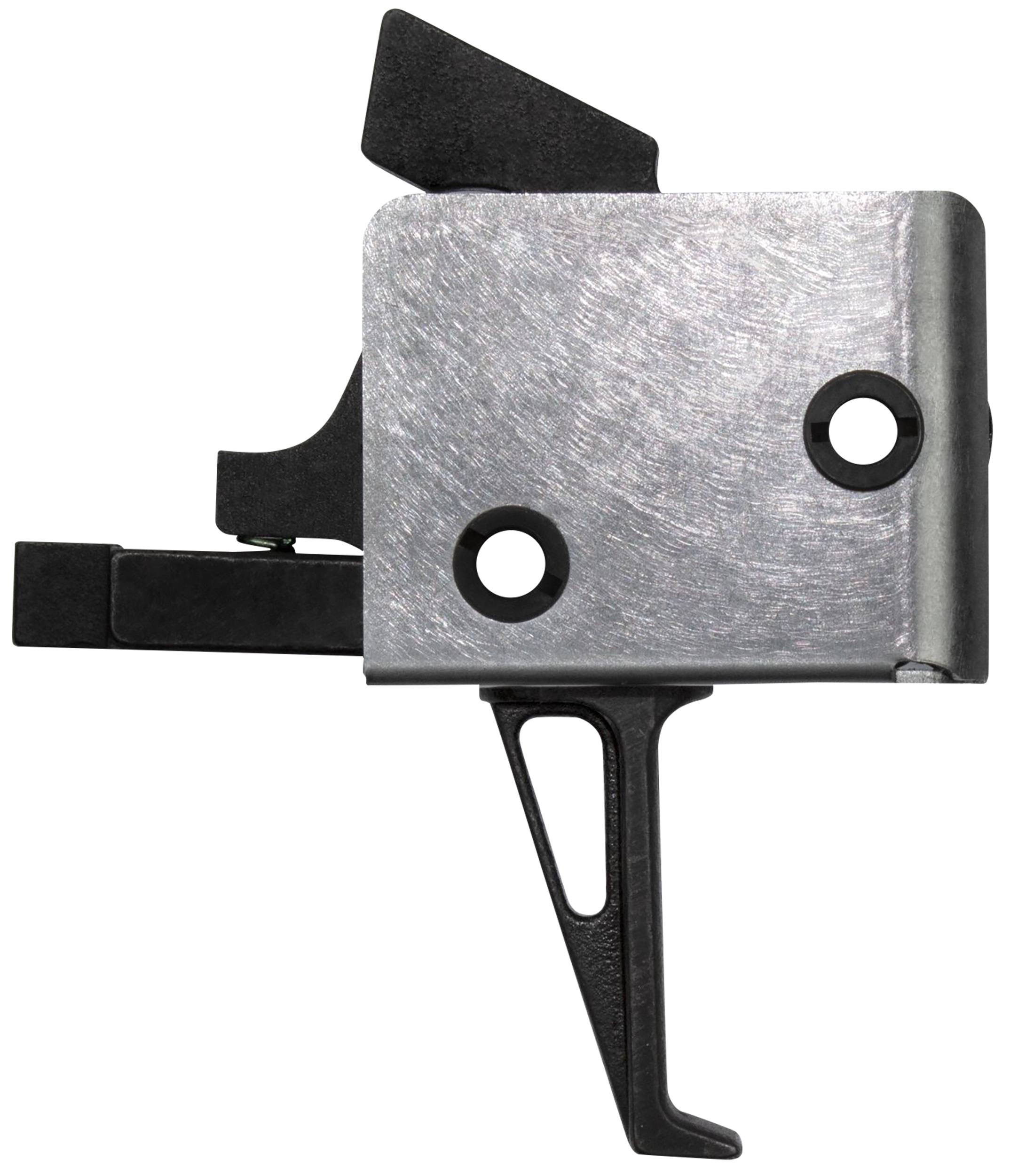 CMC Triggers 91503 Drop-In  Single-Stage Flat Trigger w/ 3-3.50 lbs Draw Weight & Black/Silver Finish