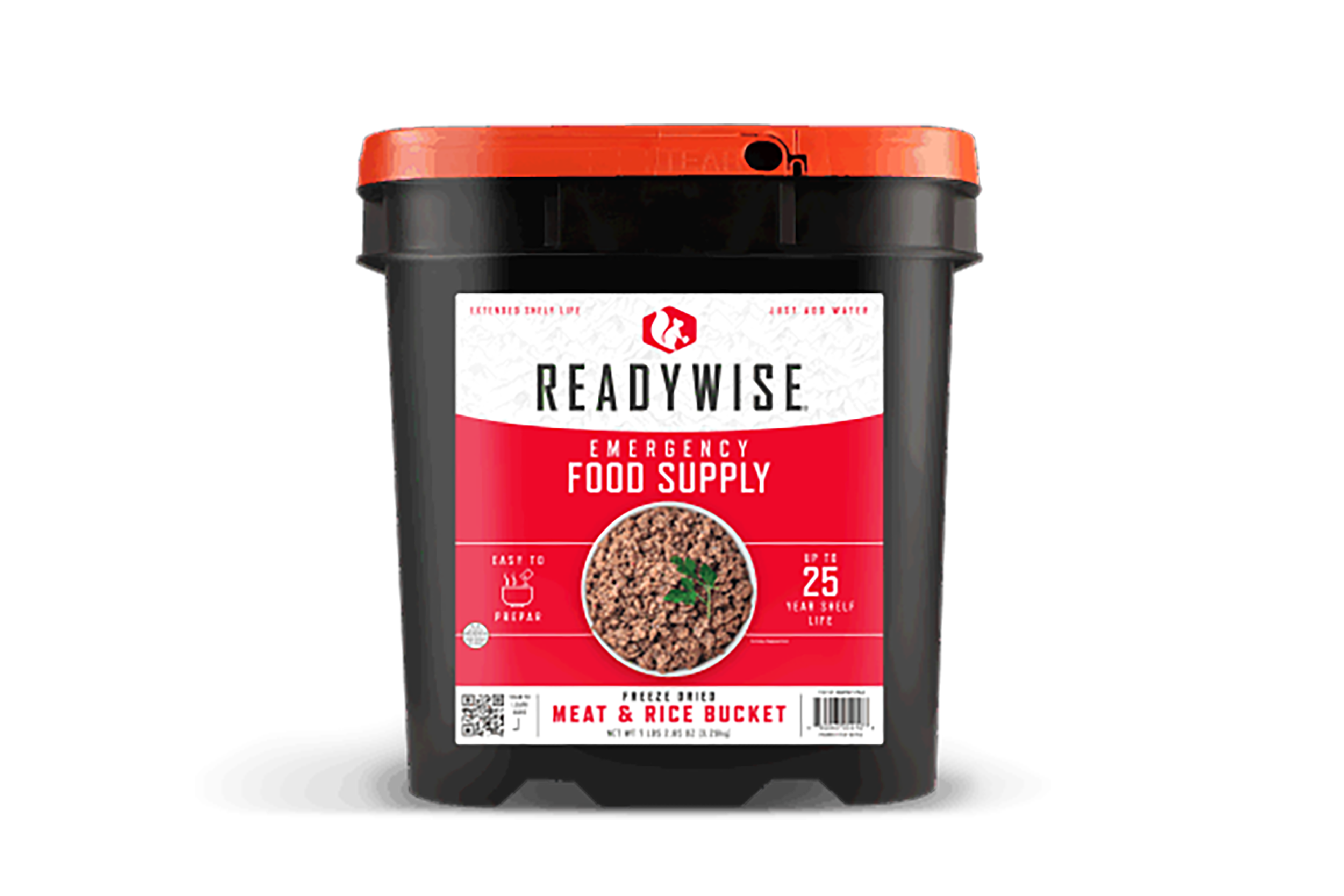 Wise Foods RW07704 Meat/Rice Bucket Freeze Dried Meals 88 Servings
