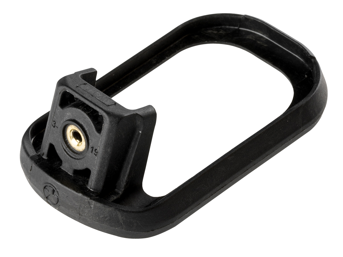 Magpul MAG940-BLK GL Enhanced Mag Well Compatible w/Gen3 Glock 19/23/32/35/38 Black Polymer