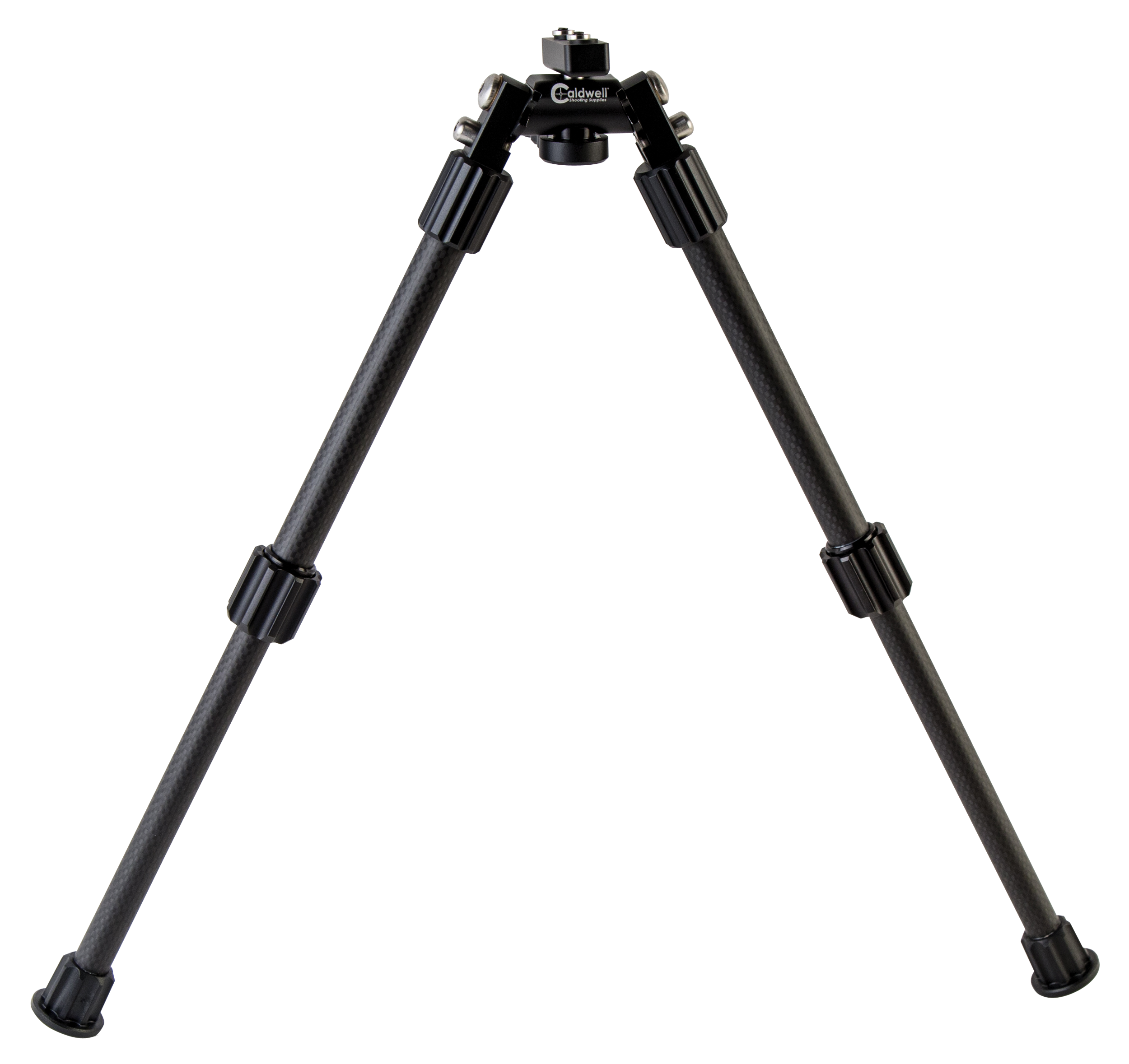 Caldwell 1082223 Accumax Premium M-Lok/Key Mod Bipod 9-13" Black Carbon Fiber
