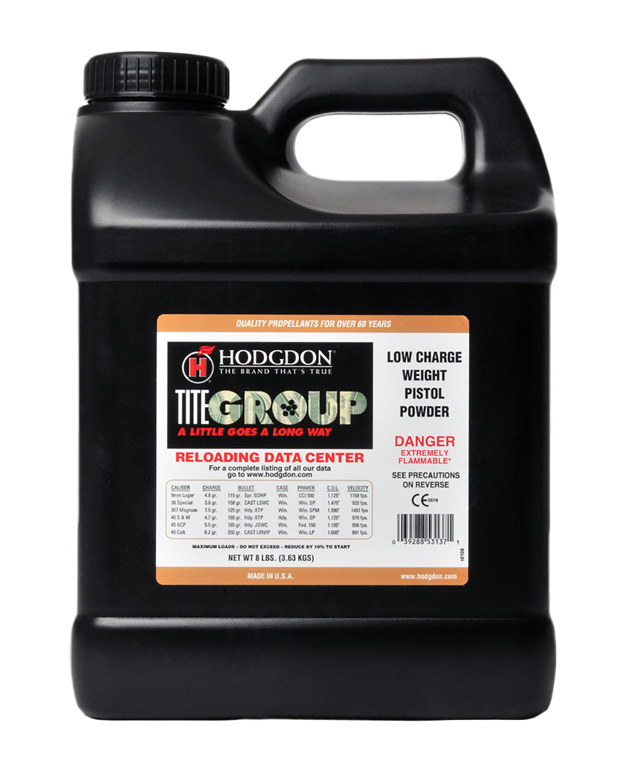 Hodgdon TG8 Tite Group  Smokeless Pistol 8 lbs