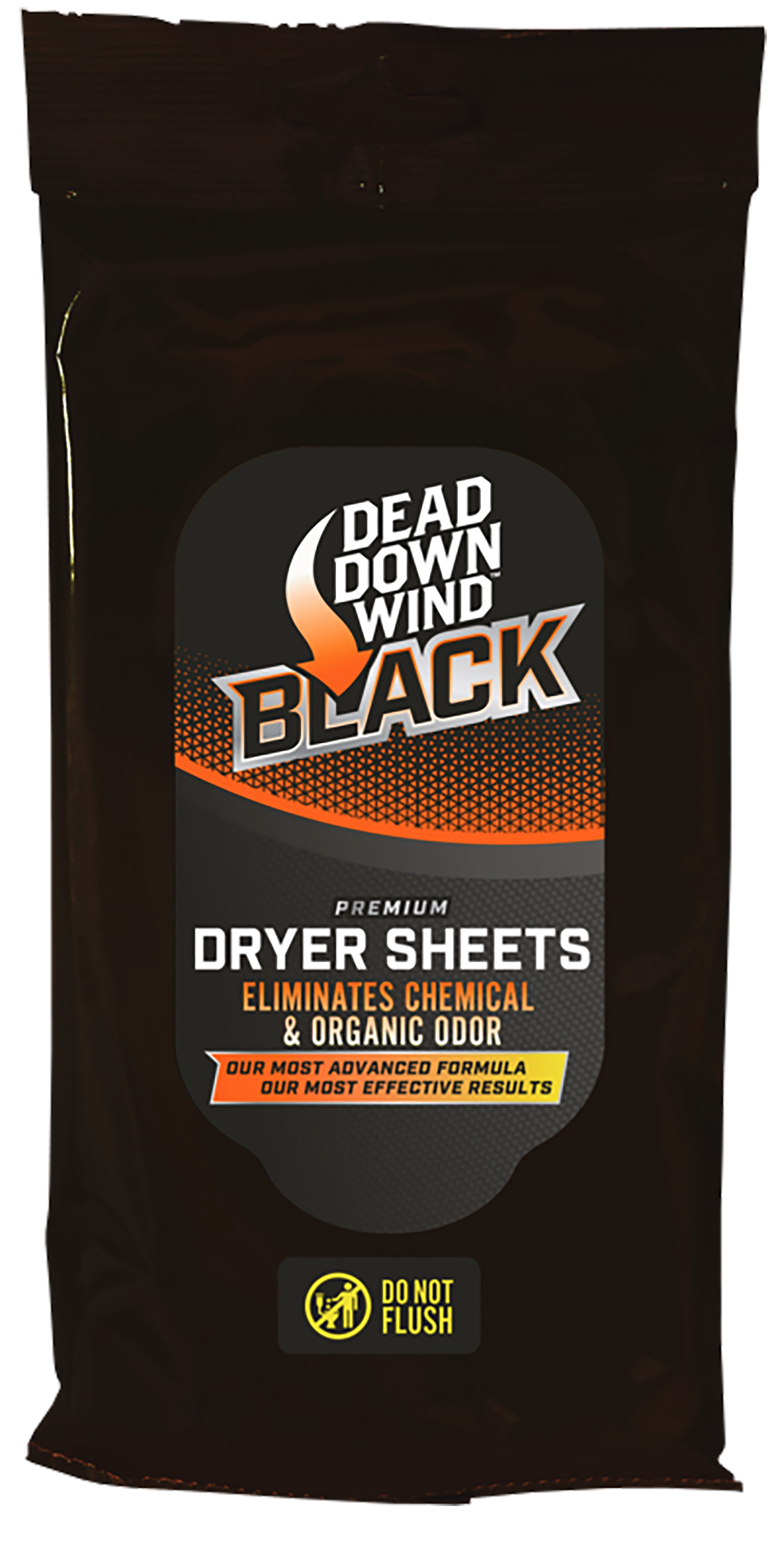 Dead Down Wind 117019 Black Premium Dryer Sheets Odor Eliminator Unscented Scent Dryer Sheet 40 Count