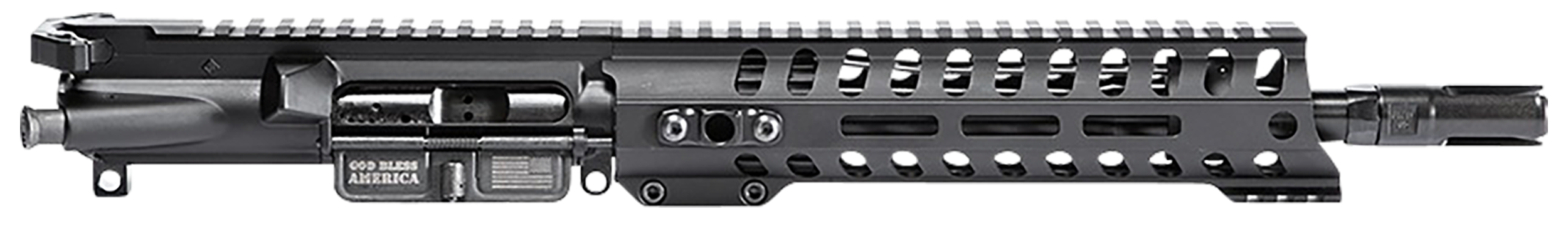 Patriot Ordnance Factory  Minuteman Complete Upper 5.56x45mm NATO 10.50" Black Nitride Barrel Aluminum Black Anodized Receiver 9" M-LOK Handguard Lo Pro DI Gas Block (Mid Length)